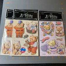 The Paper Studio- La Petites Dimensional stickers Teddy Bears