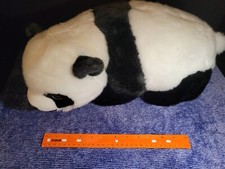 RARE Large Jumbo Aurora Lin Lin Black White Panda Bear Plush Soft 16-18" 2016