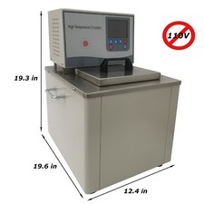 1 PC 220V 10L Lab Heated Oil Tank High-Temperature Circulating Pump Max 300℃