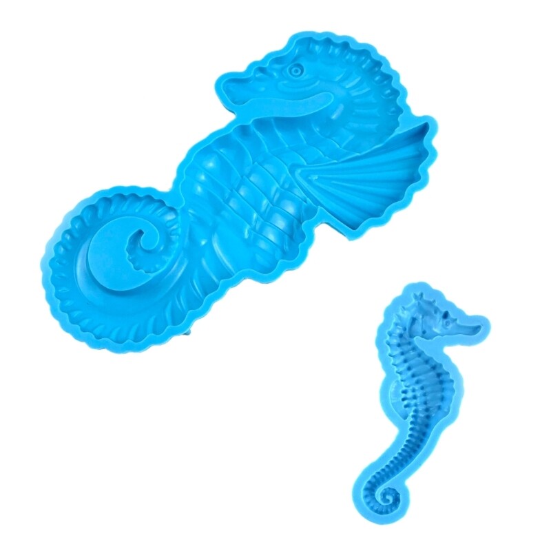 Seahorse Epoxy Resin Mold for Wall Decor and Animal-Themed Casting