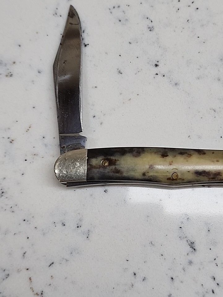 Vintage Case XX A6208 Half Whittler Appaloosa Bone Pocket Knife eBay