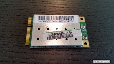 ASUS F5SL-AP177D Replacement Part: AzureWave AW-GE780 802.11b/g Mini PCI-E WiFi Card