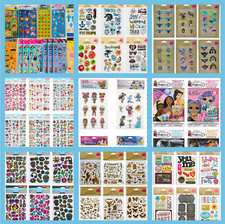 MEGA Kids Cartoon Sticker Sheets 3D Puffy Vinyl Bulk Toys Party Gifts  1000 pcs