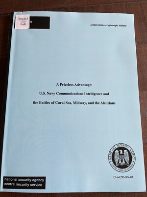 A Priceless Advantage: U.S. Navy Communications Intelligence and the Battles of