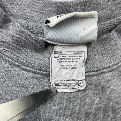 Margaritaville Men's "It's 5 O'Clock Somewhere" Pullover Sweatshirt Gray • Small - Picture 6 of 9