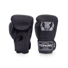 Top King Super Air Breathable Leather Gloves Muay Thai Boxing Gloves for Trai...