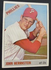 1966 Topps #304 John Herrnstein