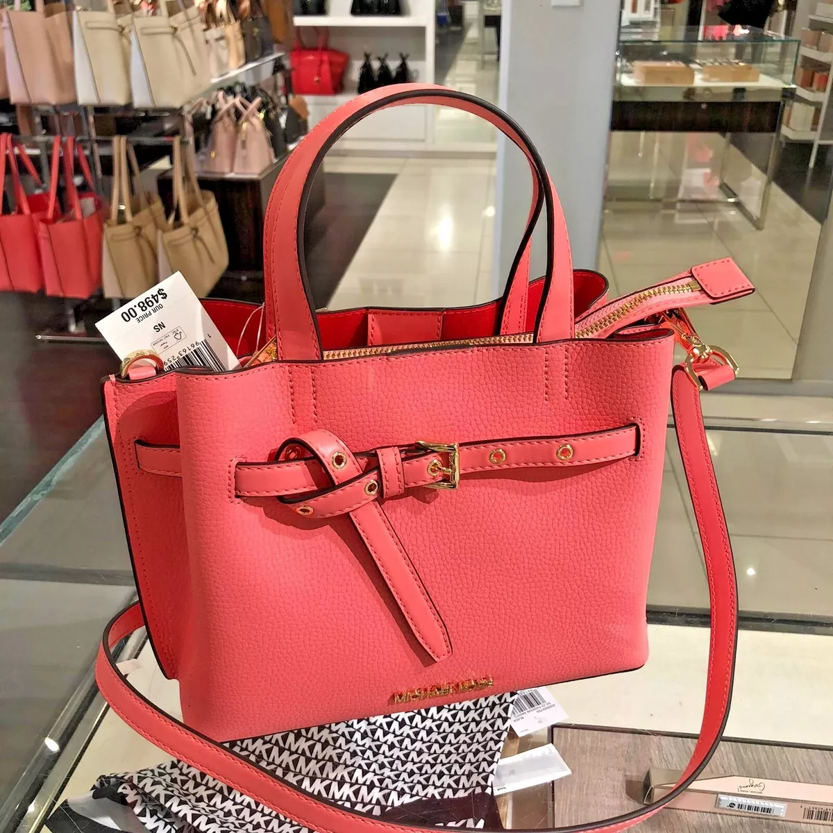 MICHAEL Michael Kors Women's Red Shoulder Bags with Cash