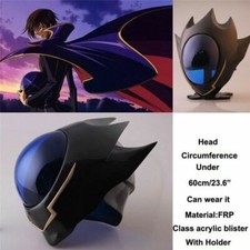 Code Geass Lelouch Zero Helmet Mask FRP Unisex Cosplay Props Halloween New Masks