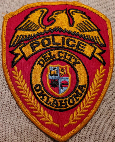 OK Dell City Oklahoma Police Shoulder Patch