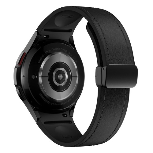 No Gap Leather Strap for Samsung Galaxy Watch 7 FE 6 5 4 40mm 44mm Silicone Band - Picture 168 of 209
