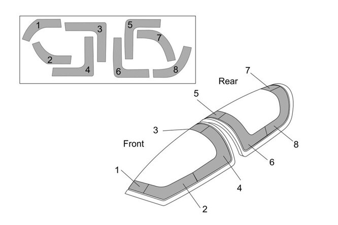 Brengun BRL48146 - 1/48 DG-1000S Glider Canopy Mask (Brengun Kit) - New