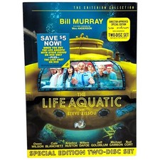 NEW The Life Aquatic with Steve Zissou Wes Anderson Criterion Collection DVD
