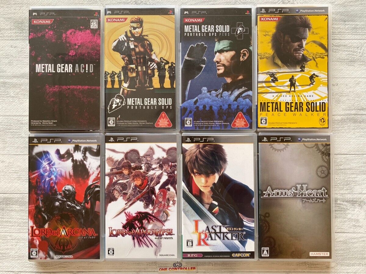 SONY PSP Metal Gear Solid & Lord of Arcana & Apocalypse Last SONY PSP Metal Gear Solid & Lord of Arcana & Apocalypse Last