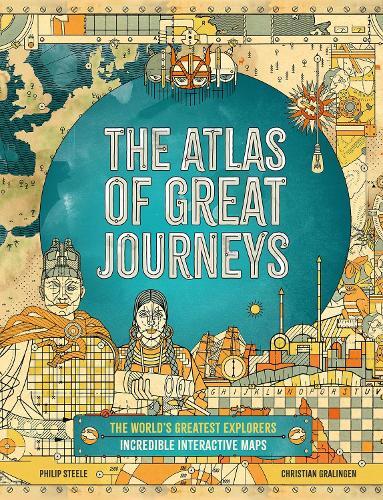 Thumbnail - Philip Steele The Atlas Of Great Journeys (gebundene Ausgabe)