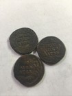 1734-1735-and 1741 Russian  Coins Lot Poluchka — photo 2