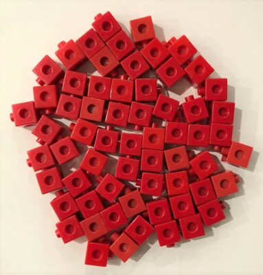 LINKING BLOCKS, SNAP CUBES, Math Manipulatives (Approx. 315 cubes