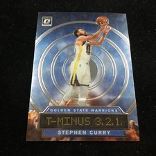 2019-20 Panini Donruss Optic T-Minus 3 2 1 #6 Stephen Curry Golden State Warrior