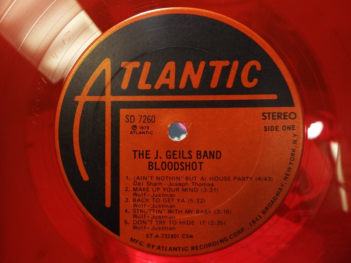 J.Geils Band Bloodshot J.ガイルズ バンド Promo The J. Geils Band – Bloodshot – CD (Album, Reissue), 1990