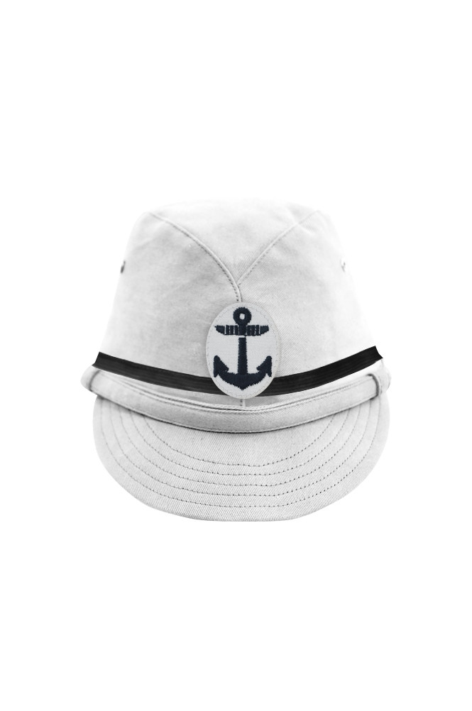 メンズウェア the editor's choice NYCO Cap Navy /White WWII Japanese IJN Navy Second Type NCO field cap White size