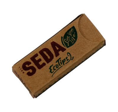 5 Heftchen SEDA ECO Tips mit Amaranth-Samen, 100% Organic, 33 Tips im Booklet 
