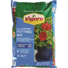 32 Qt. All Purpose Potting Soil Mix for Indoor or Outdoor Use for Fruits, Flower