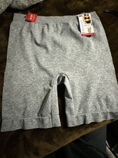Skinny Girl Smoothers And Shapers Seamless Slip Shorts 1X Grey
