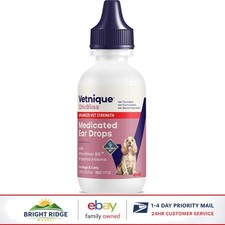 Ear Drops for Dogs and Cats with MicroSilver, Treats Yeasty and Bacterial Issues
