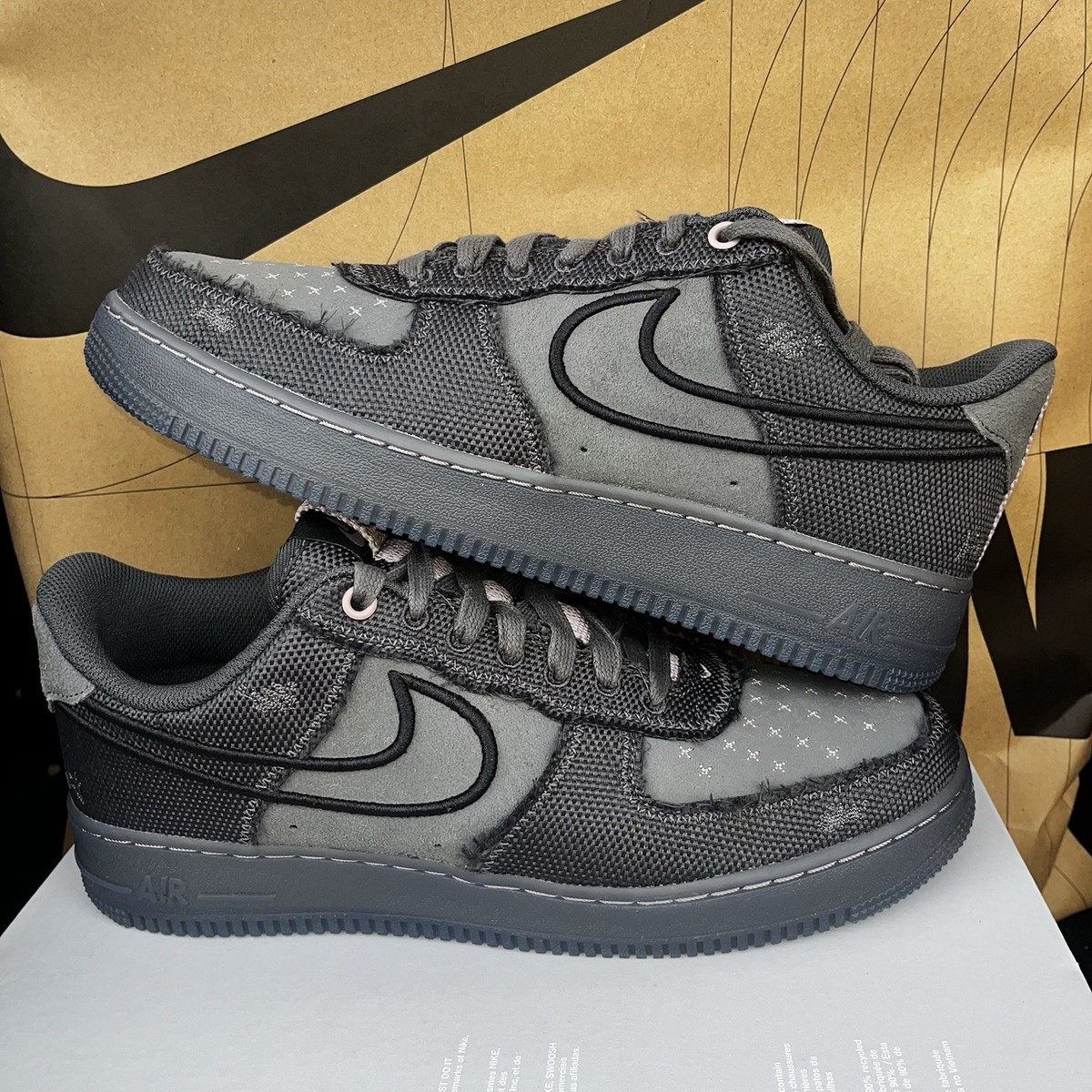 NEW Nike Air Force 1 Low '07 Anthracite Iron Grey Ore NBY IQ0614 NEW Nike Air Force 1 Low '07 Anthracite Iron Grey Ore NBY IQ0614