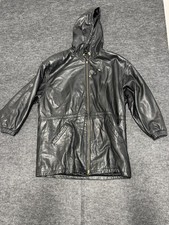 Wilsons Leather Thinsulate Insulation Coat Womens Large Black Quilted Lined