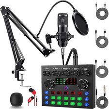 Podcast Equipment Bundle, Podcast Microphone Bundle with BM-800 Microphone  ...
