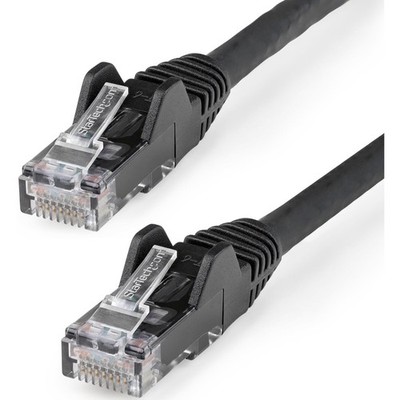 StarTech 35ft Cat6 Snagless Ethernet Cable, LSZH, Black (N6LPATCH35BK)
