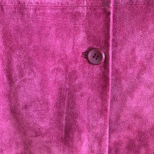 Siena Raspberry Wine Button Front Long Sleeve Lea… - image 2