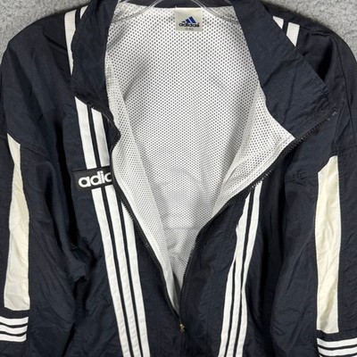 Y2K Adidas Vintage Descente Track Jacket Mens XL Japan Striped