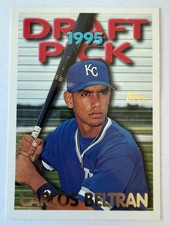 Carlos Beltran Rookie Error (Juan Beltran Pic) | 1995 Topps Traded | Card 18T. rookie card picture