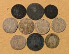 10 Pcs 1700" Netherlands VOC 1 & 2 Stuiver Mix Province Silver Coin_b553