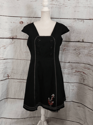 Living Dead Souls Pin Up Sailor Dress Size XL | eBay