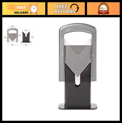Universal Bagel Slicer - Effortless Stainless Steel Guillotine Cutter, 9.25-Inch