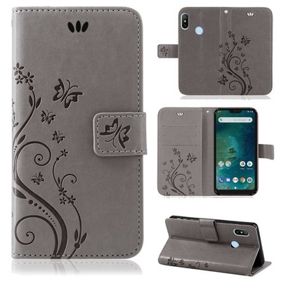 Handyhülle Flip Cover Wallet Case für Redmi Note 10 5G / Poco M3 Pro 5G Grau