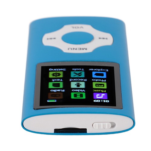 New Blue Plus 8GB Card MP3 Player HiFi Lossless Rechargeable 1.8in TFT Screen P - Picture 4 of 23