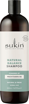 Sukin Natural Balance Shampoo 500ml mit Baobab Klette & Brennnessel Extrakten Vegan