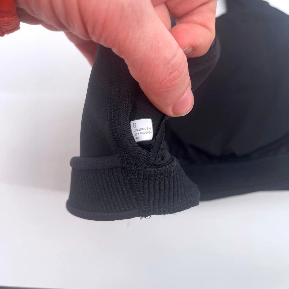 Lululemon Black High Support Sports Bra Size 8 Adjustable Straps - Image 3 of 4