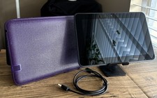 Amazon Kindle Fire HD 2nd Gen 16GB, Wi-Fi, 8.9" w/Cable  Case Bundle ExcCond