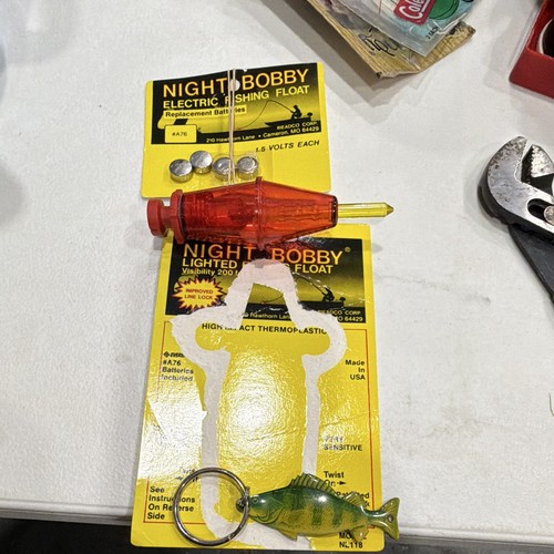 Night Bobby NL-118 Lighted Fishing Float Bobber, Red, Freshwater