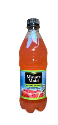 Minute Maid Watermelon Punch Refreshing Fruity Drink 24 Pack (20oz Bottles)