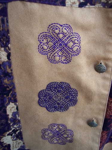Napa Valley faux suede top shirt jacket plus size 2x FALL moleskin purple blouse - Picture 5 of 9