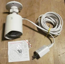 YI Outdoor 1080p Security Camera with Night Vision and Mount – White