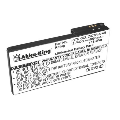 Akku-King Power Accu für Nintendo 3DS CTR-A-AB CTR-003 - 5000mAh mit Akkudeckel