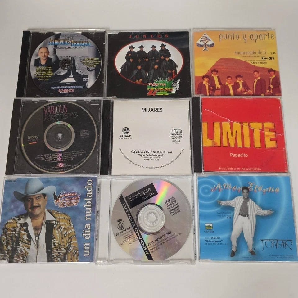 Lot Of 50 Latin Promo CD Radio Station DJ Varios Spanish Mexican Genres SEE PICS - Image 4 of 4
