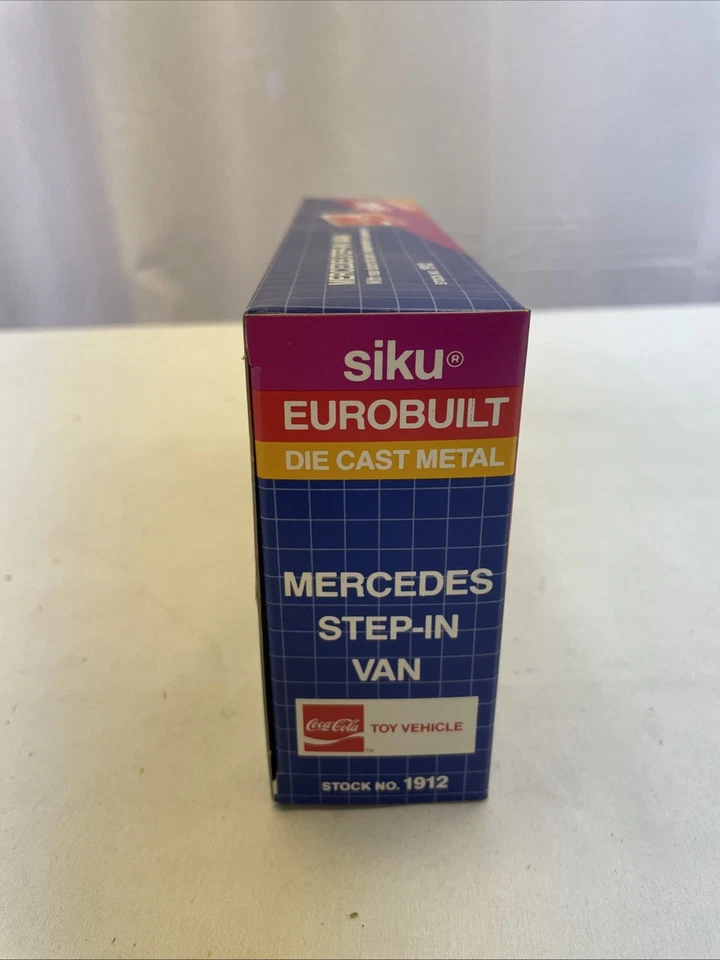 1/55 SIKU Eurobuilt Mercedes Step-In Van Coca-Cola #1912 Diecast Coke New In Box - Image 4 of 4